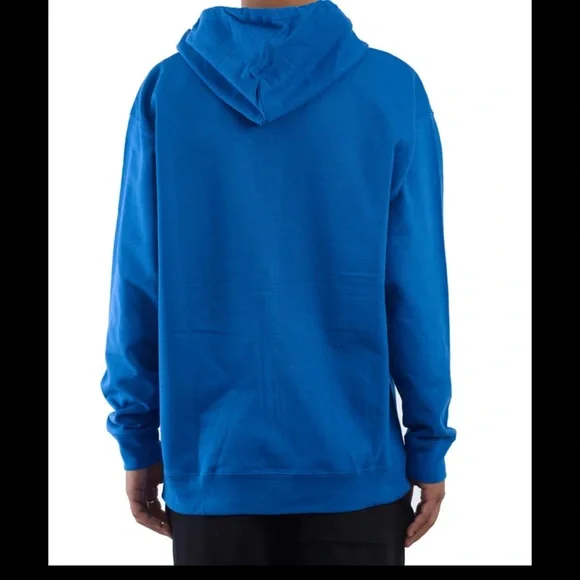Bones Rhinestone Hoodie - Royal Blue - Picture 3 of 8